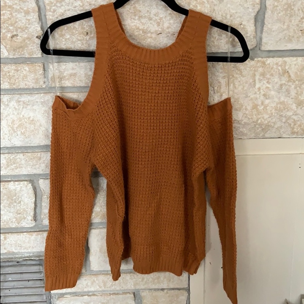 Charlotte Russe Burnt Orange sweater, size L